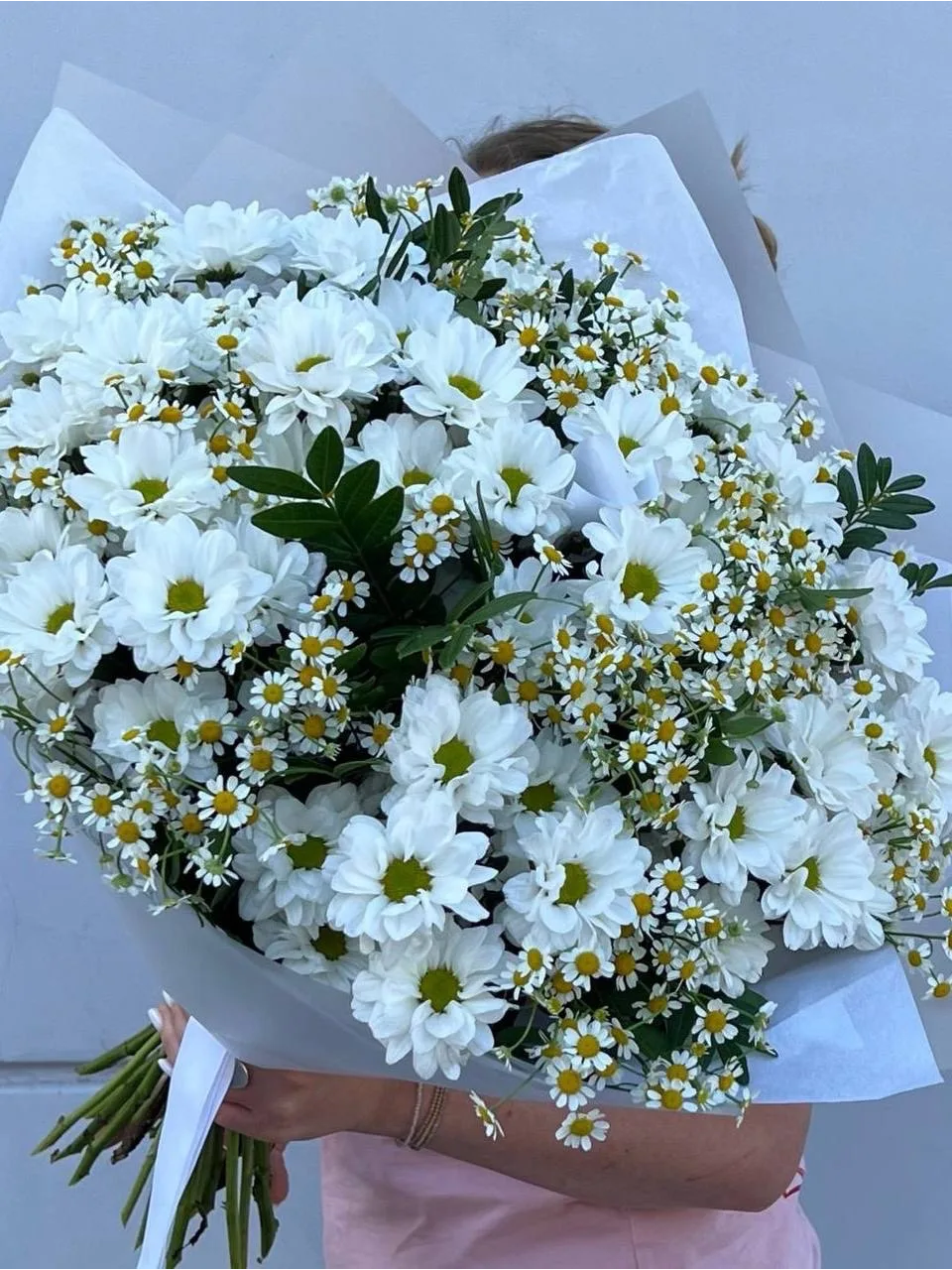 Букет L5130 Букет из хризантем и ромашек