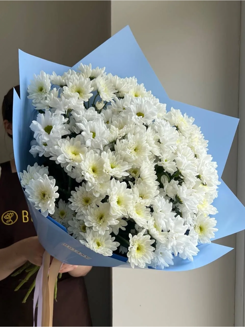 Букет L5144 Букет из хризантем микс, 15 шт