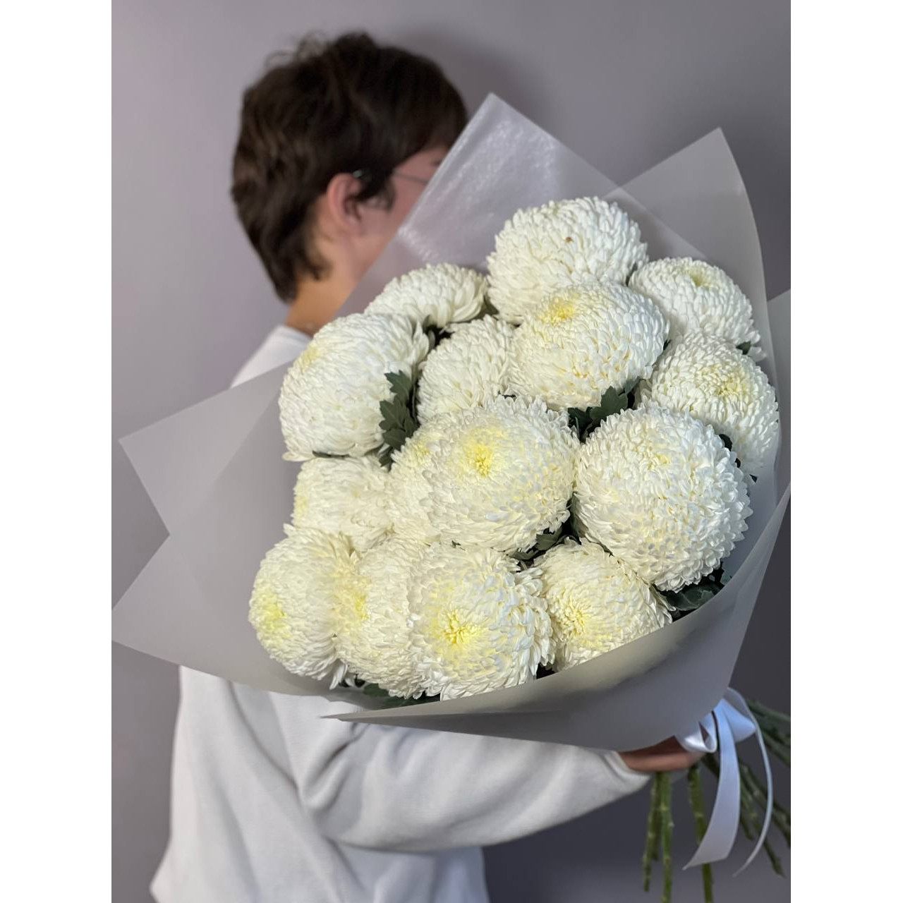 Букет L3030 Букет из хризантем, 15 шт